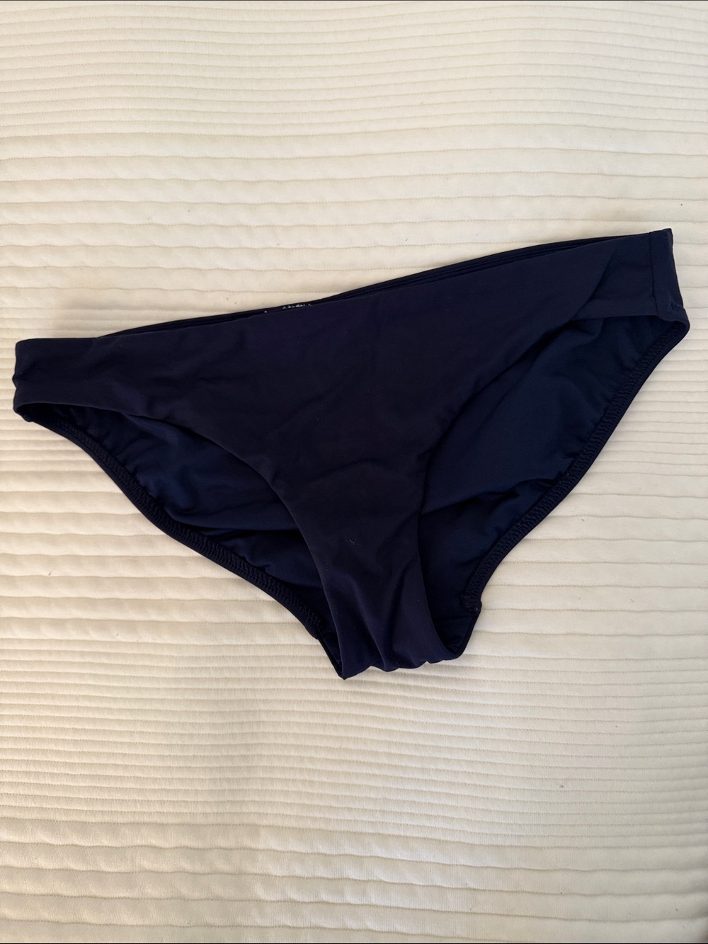 Athleta Navy Blue Bikini Bottom - Mid Rise Swim Brief